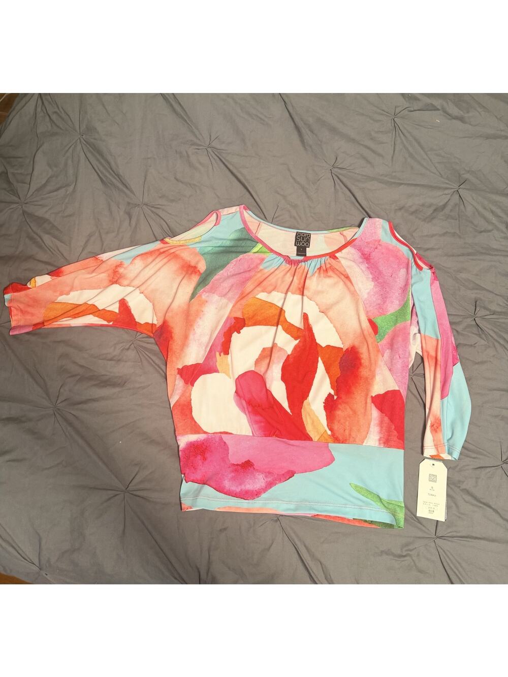 Clara Sun Woo multi color print top - Size Small